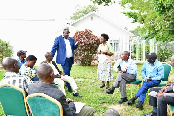 Community engagement meeting with farmers