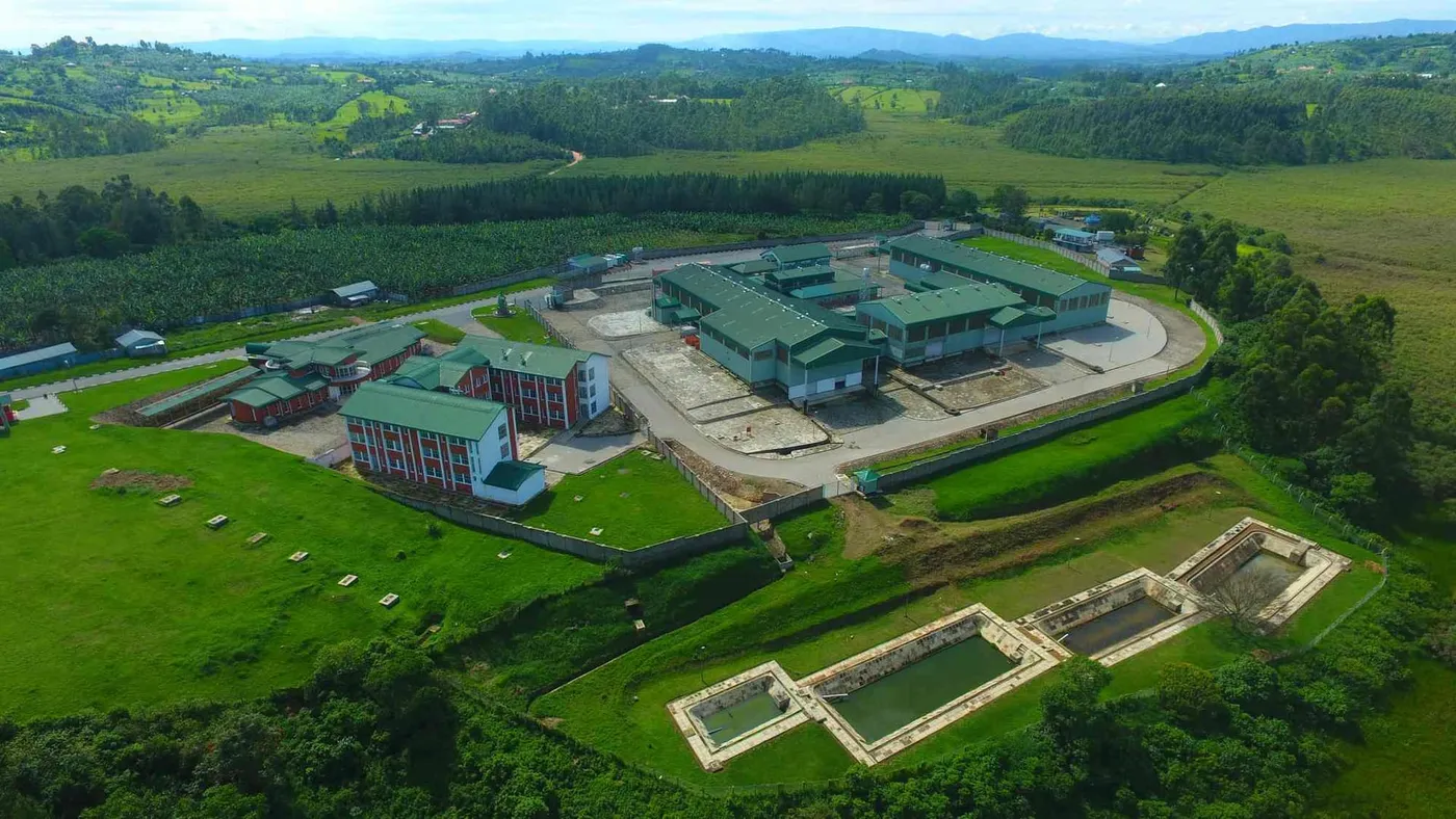 Aerial view of BIRDC Pilot Plant in Bushenyi