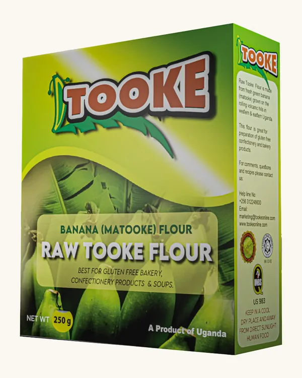 Raw Tooke Flour being poured