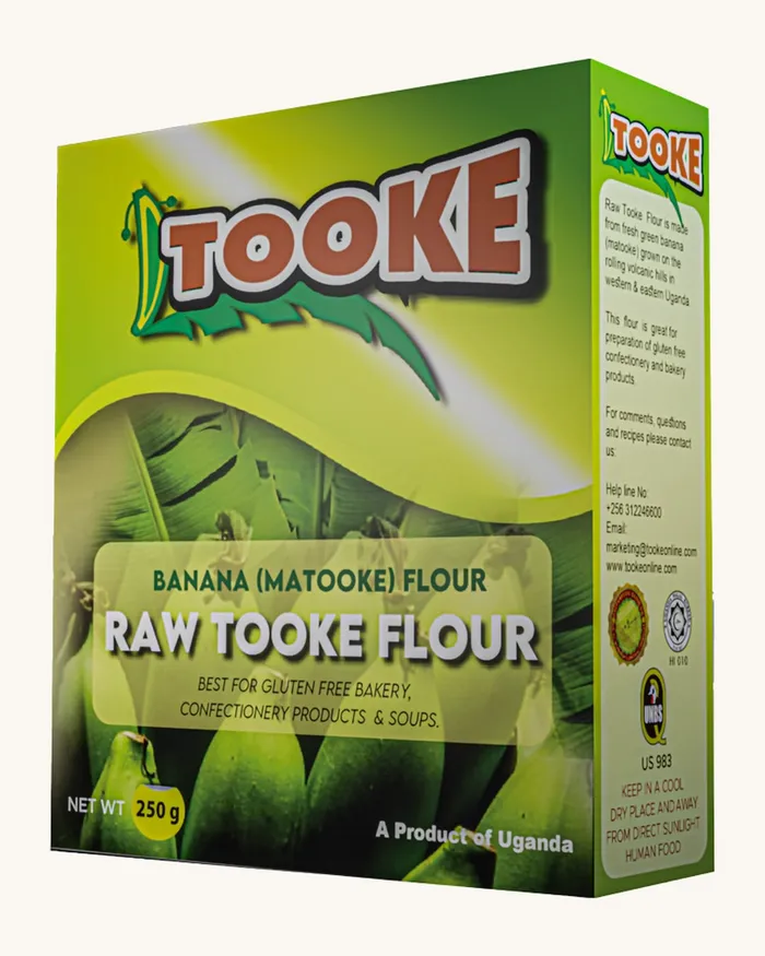 Raw Tooke Flour being poured